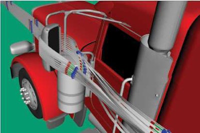 Truck manufacturers use computers to stimulate how air circulates across surfaces of a model before prototypes are built.