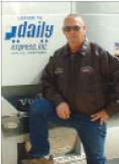 Daily Express owner-operator Kevin Rutledge -- Photo courtesy of Kevin Rutledge