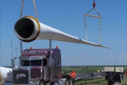 Owning his blade trailer gives Chris Sheehan flexibility to handle very long loads but requires a monthly payment in addition to his truck payment.
