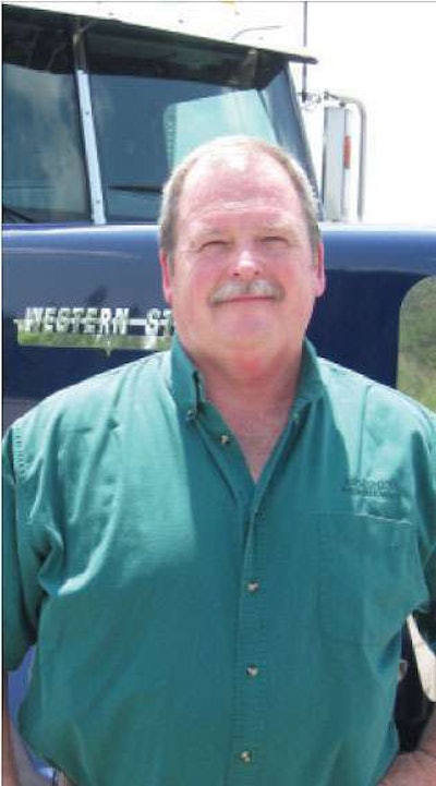 'I polish my truck myself,' Bower says of his 2003 Western Star Low Max, noting that a clean truck doesn't need a lot of chrome accessories to look fierce cruising down the road.