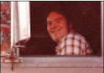 As a Horning Trucking company driver in 1978, Bower drove this 1976 Peterbilt cabover. Photo courtesy Leonard Bower.