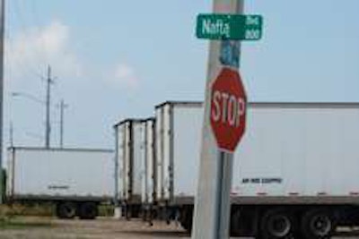 NAFTA trade with Mexico is increasing but still trails a year ago. (Photo Todd Dills)