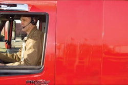 Noise-cancellation technology is especially helpful when driving through a shipper’s terminal with the window open.