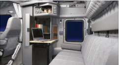 The 86-inch sleeper offers lots of space and a convenient layout.