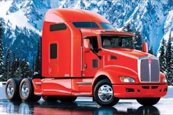 This T660 is equipped with the 86-inch sleeper.