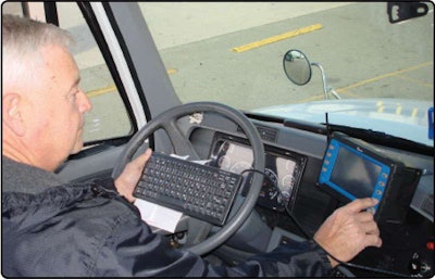 PeopleNet’s onboard recorder uses cellular communications and offers features beyond electronic logging.