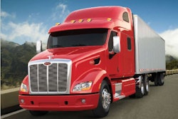 Peterbilt’s aerodynamic Model 587 replaces the Model 387.