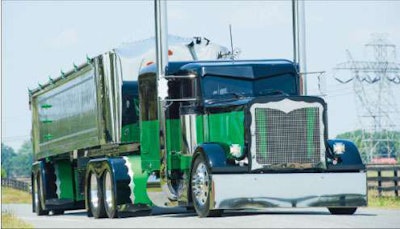 Dennis Chupron’s Widow Maker, a fully customized 2004 Peterbilt 379/Mac dump combo owned by Clean Slate Environmental, Hebron, Conn., took the Best of Show Working Combo trophy.