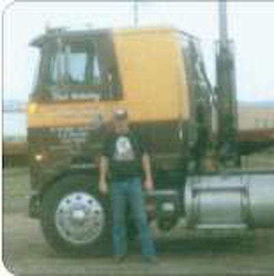 Jerry Hockaday’s earliest memory of his stepfather, Frank Hockaday, is in this truck. “It was an ugly truck,” Jerry says . I remember him bringing it home for the first time and hopping up in there. I was probably 5.”