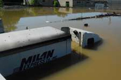 Milan Express was up and running two days after the Nashville flood. (Photo Todd Dills)