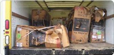 Thieves were offloading plasma TVs from a stolen trailer onto a straight truck when patrol officers stopped them. “The crooks escaped, but most of the load was recovered,” Dallas Police Sgt. Dave Landry says.