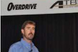 Todd Amen of ATBS, the financial services firm that produces Partners in Business with Overdrive, leads a workshop last year in Dallas for prospective and existing owner-operators.