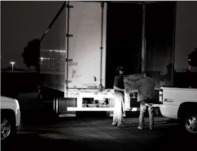 Trucks parked in isolated areas, especially when left unattended, are particularly vulnerable to gangs of cargo thieves.