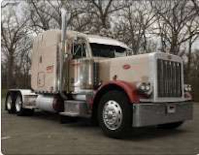 Frank Hockaday plans to retire in his 2000 Peterbilt 379.