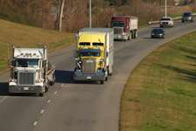 Spot market freight in April rose 25 percent over March.