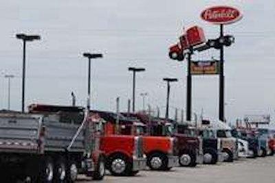 Rush truck center in Oklahoma City. (Photo Todd Dills)