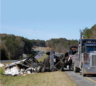 Cleaning spilled cargo can add hours to your tow bill, especially if you have to wait for a second trailer to reload what’s salvageable. If hazardous materials are spilled, towers have to call hazmat experts to ensure safety, adding even more time to the recovery process.
