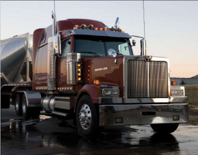 Jim Taylor owns this 2009 Western Star 4964, which has nearly 200,000 miles.