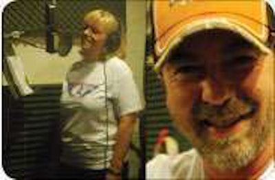 Jan and James McCarter at the Straight Up Sound Studio in Nashville, where Jan recorded her “Pretty Girls Drive Big Rigs Too” record. For video from one of the sessions, visit OverdriveOnline.com.