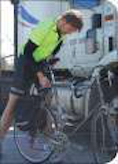 For a video interview with Scott Grenerth (pictured) about his cycling outreach efforts, background in environmental education and work as a naturalist – and how all that dovetailed into trucking (baking is involved, too: think cost per pie) – visit www.overdriveonline.com.