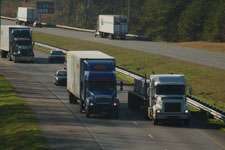 Trucks On Highway Od1