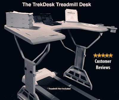 Trekdesk treadmill desk discount