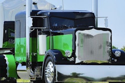 Beth Roccapriore's Peterbilt 379, Widow Maker, will be among Pride & Polish contestants at Charlotte.