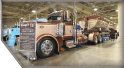 This 2007 Peterbilt 379 and matching CPS dump trailer combo, owned and operated by Jake Lindamood, hauls debris from demolition sites, mostly in the Dallas area. “Everything on the truck was done in-house, and putting that much work into it, you enjoy every part of it,' Lindamood says.