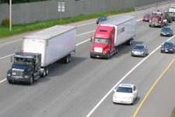 Truck On Road Od