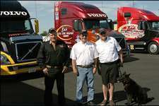 Robert Snyder, Dennis Lott and Don Turkelson, (left to right) the past winners of the Back on the Road program.