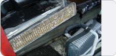 A lack of supplemental coolant additives can produce this kind of radiator clogging. Once clogged, operating pressure rises and the radiator is likely to leak, leaving you vulnerable to loss of coolant and overheating.