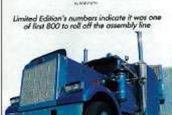Plainfield, Ill.-based owner-operator Bob “Mighty Rat” Ratterree told Overdrive his 1987 Autocar was “built like a tank.” The truck was Tractor of the Month in the November 1987 issue. It was equipped with a 425-hp Caterpillar and a 13-speed Eaton transmission.
