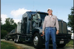 Mike Davis gives his work and his 2003 Kenworth T600 a high level of care.