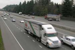 truck on highway od