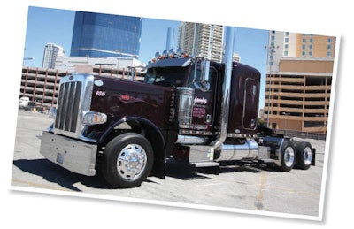 This 2009 Peterbilt 389 won Mando Burguan, with Yamko Truck Lines of Long Beach, Calif., Best of Show in the Working Bobtail Class.
