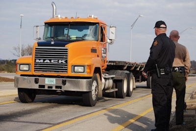 On-site in 2011 for the final day of a Wireless Roadside Inspection test project, also the day FMCSA proposed to mandate electronic onboard recorders for hours of service compliance.