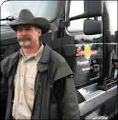 Mike Skurdahl of Sun Chaser Transport figures he saves money by buying most of his fuel at Love’s Travel Stops, where his fuel buying qualifies him for free coffee and showers.