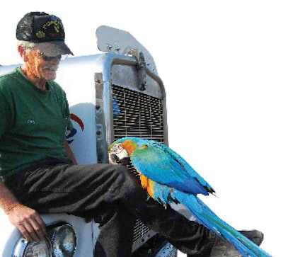 Larry Leckrone’s Kenworth is leased to Montana’s Sammons Trucking.