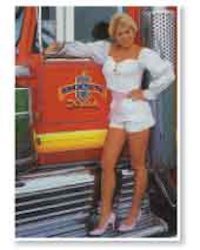 On the February 1986 cover, Oregon native Tonya Valen was featured with a Kenworth owned by well-known big-rig dragster Tyrone Malone. Valen was one of Overdrive’s last Date Masters.