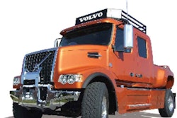 This customized VHD is powered by a 2010 500-hp Volvo D13 and features an I-Shift transmission.