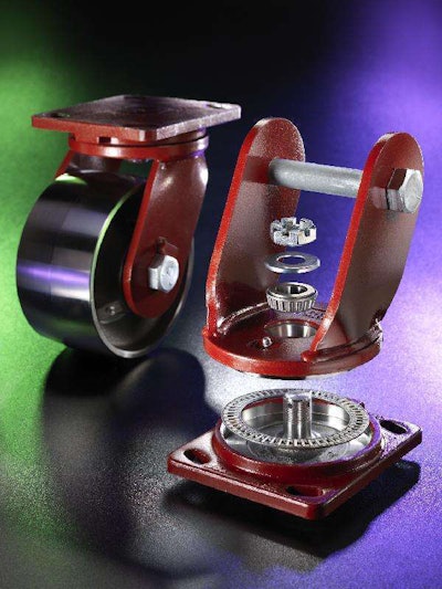 swiveling caster