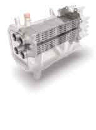 International’s EGR cooler has an unusual floating core.