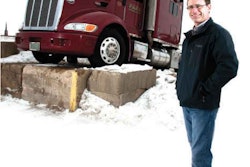 With his 2009 Peterbilt 386, Bryan Smith hauls John Deere tractors and equipment nationwide to dealers and raw materials back to factories. The 20-year owner-operator hit 2 million safe miles last year.