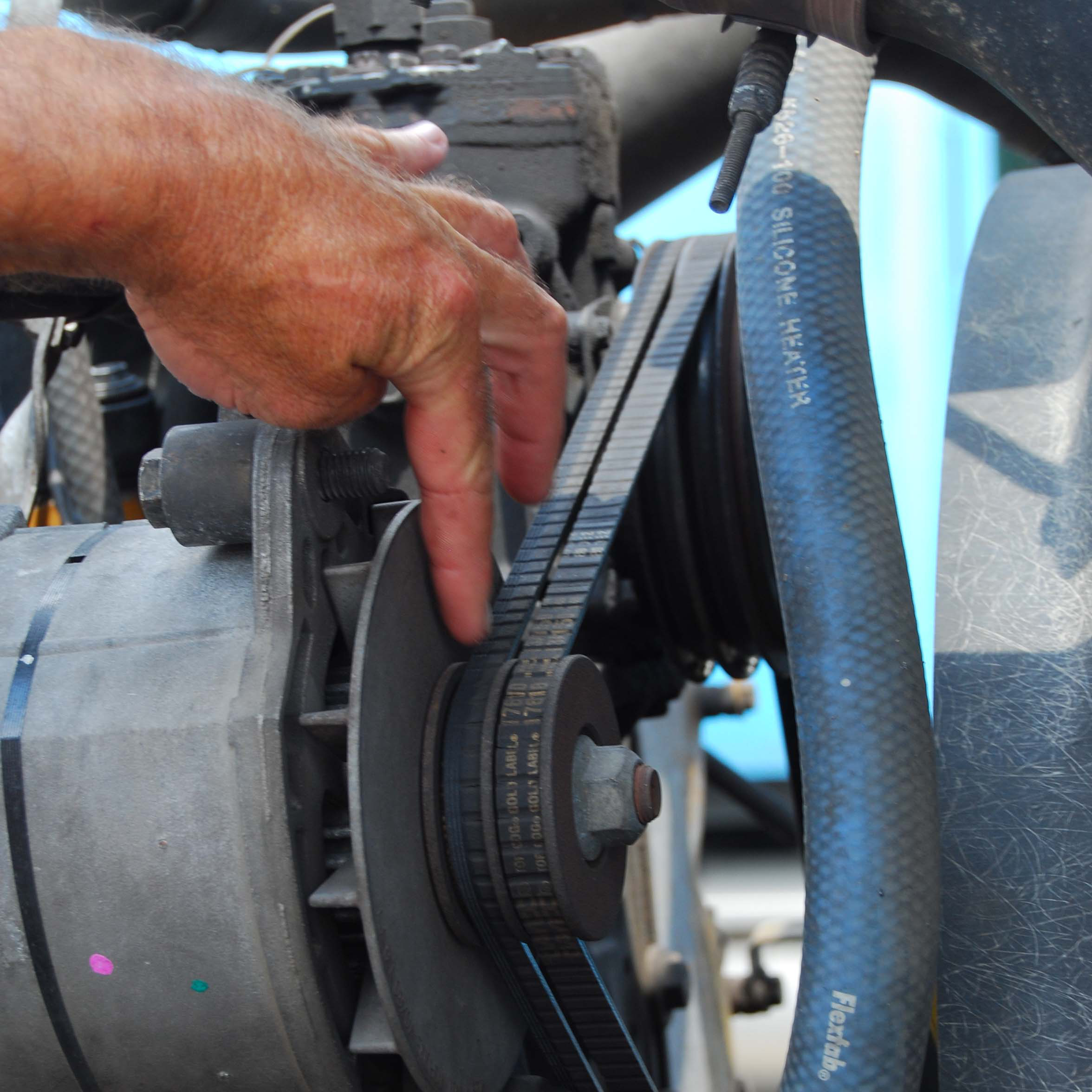 truck belt maintenance