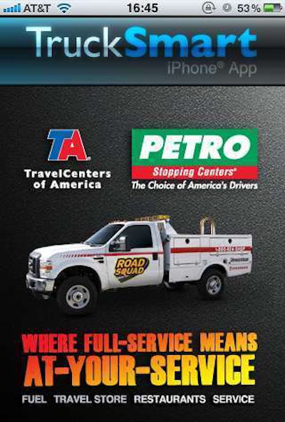 Truck Smart Home Screen