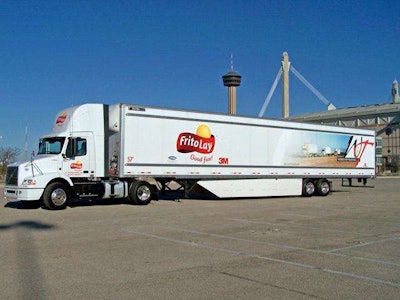 Frito Lay / Women in Trucking trailer