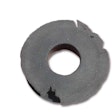 Cracks or broken pieces indicate a gladhand seal replacement is needed.