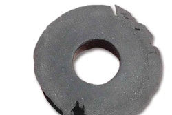 Cracks or broken pieces indicate a gladhand seal replacement is needed.