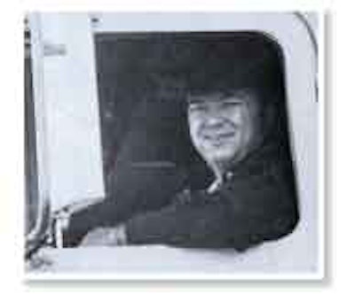 Longtime DJ Larry Scott, an all-night country music show host on Los Angeles’ KLAC in the ’70s, rode with D&D Distributing driver Jack Killyer on a round-trip haul, as reported in the March 1973 Overdrive. Afterward, Scott realized he needed to give “more comprehensive nationwide weather forecasts” on his broadcasts.