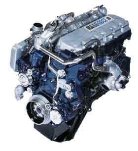 Navistar’s new 15-liter engine, designed for off-highway applications, uses exhaust gas recirculation to meet emissions requirements.
